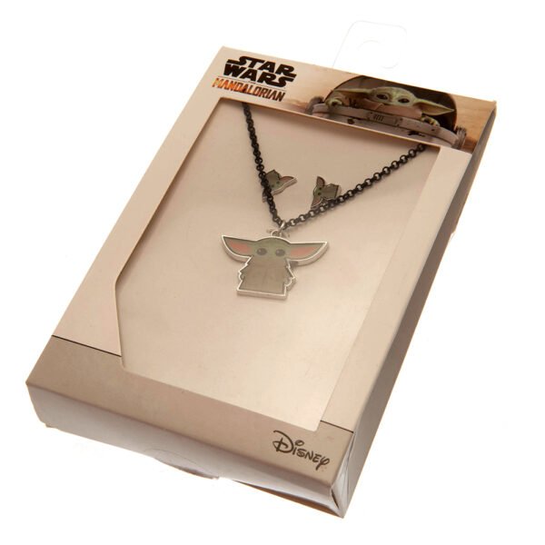 TM-02687-Star-Wars-The-Mandalorian-Fashion-Jewellery-Necklace-Earring-Set-3 Official Star Wars: The Mandalorian Fashion Jewellery Necklace & Earring Set