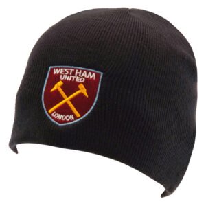 TM-02747-West-Ham-United-FC-Beanie-NV Official West Ham United FC Navy Beanie