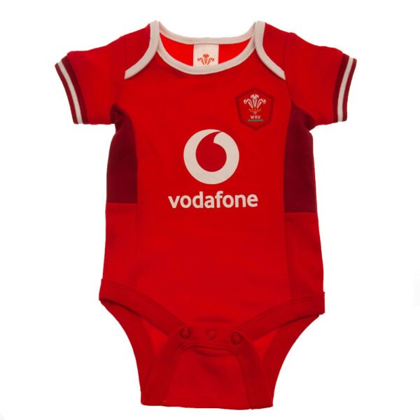TM-02804-Wales-RU-2-Pack-Bodysuit-mths-SP-1-2 Official Welsh Rugby Union 9-12 Months 2 Pack Bodysuit SP