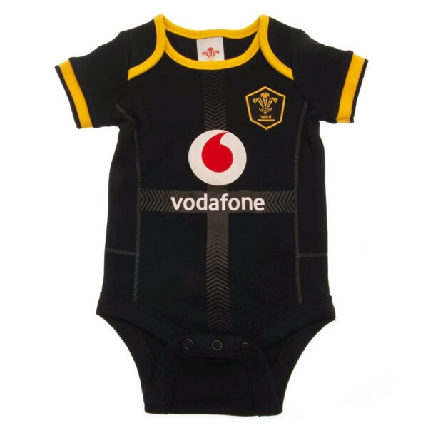 TM-02804-Wales-RU-2-Pack-Bodysuit-mths-SP-2-2 Official Welsh Rugby Union 9-12 Months 2 Pack Bodysuit SP
