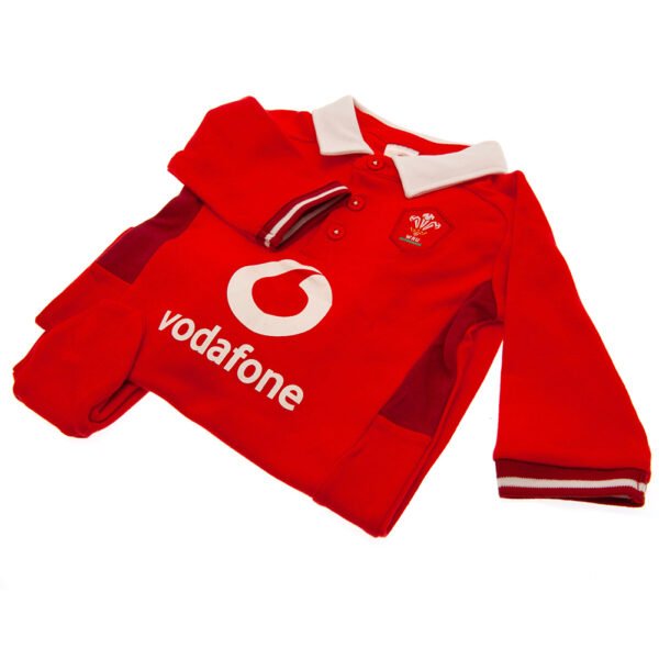 TM-02809-Wales-RU-Sleepsuit-SP-1 Official Welsh Rugby Union 6-9 Months Sleepsuit SP