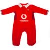 TM-02809-Wales-RU-Sleepsuit-SP Official Welsh Rugby Union 6-9 Months Sleepsuit SP