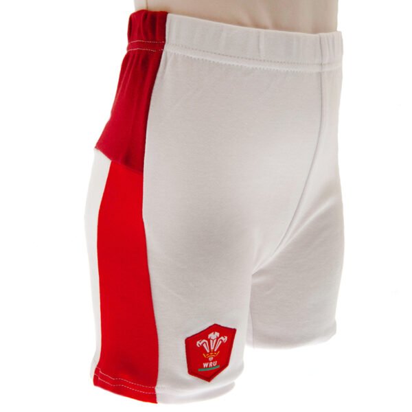 TM-02814-Wales-RU-Shirt-Short-Set-SP-2-1 Official Welsh Rugby Union 9-12 Months Shirt & Short Set SP