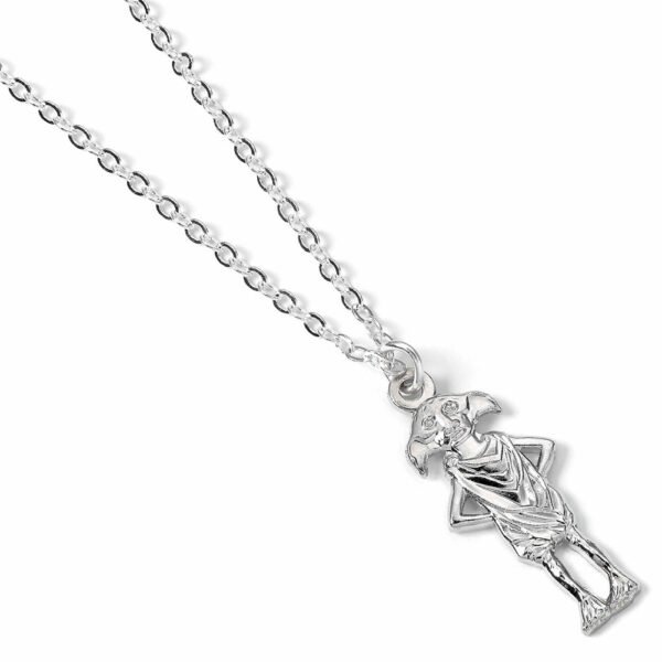Official Harry Potter Silver Plated Dobby House Elf Necklace