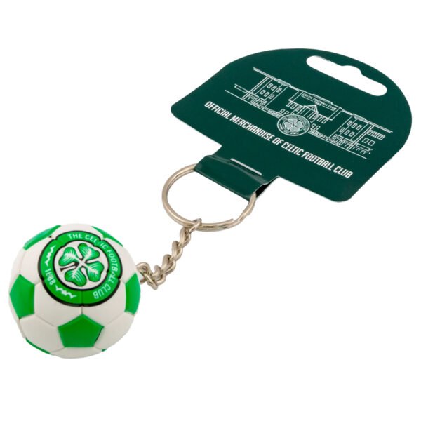 TM-02895-Celtic-FC-Football-Keyring-2 Official Celtic FC Football Keyring