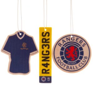 TM-02898-Rangers-FC-3pk-Air-Freshener Official Rangers FC 3pk Air Freshener