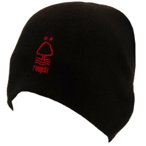 TM-02920-Nottingham-Forest-FC-Beanie-BK Official Nottingham Forest FC Black Beanie