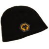 TM-02922-Wolverhampton-Wanderers-FC-Beanie-BK-1 Official Wolverhampton Wanderers FC Black Beanie