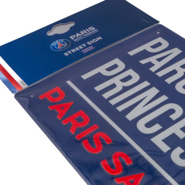 TM-02938-Paris-Saint-Germain-FC-Street-Sign-NV-3 Official Paris Saint Germain FC Colour Street Sign