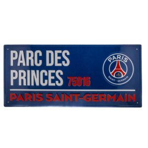TM-02938-Paris-Saint-Germain-FC-Street-Sign-NV Official Paris Saint Germain FC Colour Street Sign