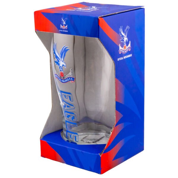 TM-02947-Crystal-Palace-FC-Tulip-Pint-Glass-2 Official Crystal Palace FC Tulip Pint Glass