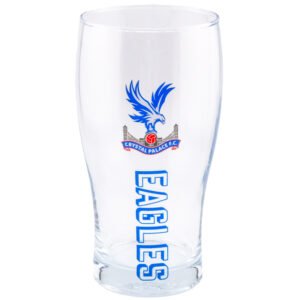 TM-02947-Crystal-Palace-FC-Tulip-Pint-Glass Official Crystal Palace FC Tulip Pint Glass