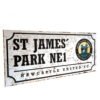 TM-02952-Newcastle-United-FC-Street-Sign-Retro-1 Official Newcastle United FC Retro Street Sign