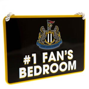 TM-02953-Newcastle-United-FC-Bedroom-Sign-No1-Fan Official Newcastle United FC Bedroom Sign No1 Fan