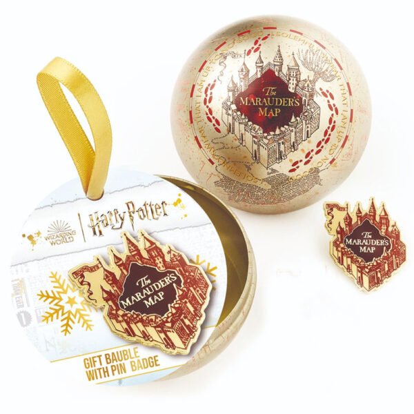 TM-02960-Harry-Potter-Christmas-Gift-Bauble-Marauders-Map Official Harry Potter Christmas Gift Bauble Marauders Map