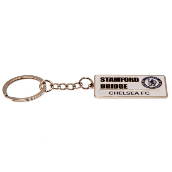TM-03179-Chelsea-FC-Embossed-Street-Sign-Keyring-1 Official Chelsea FC Embossed Street Sign Keyring
