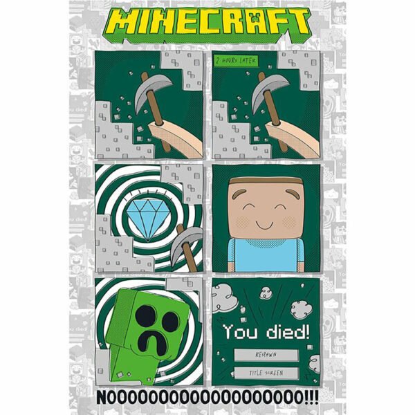 Official Minecraft Poster Last Diamond 14