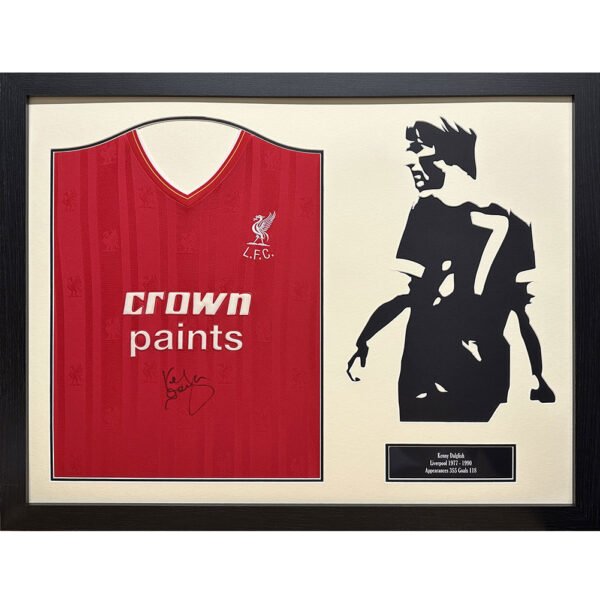 TM-03216-Liverpool-FC-1986-Dalglish-Signed-Shirt-Silhouette Official Liverpool FC 1986 Dalglish Signed Shirt Silhouette