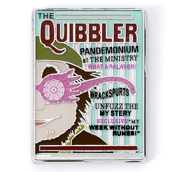 TM-03227-Harry-Potter-Badge-Quibbler Official Harry Potter Quibbler Pin Badge