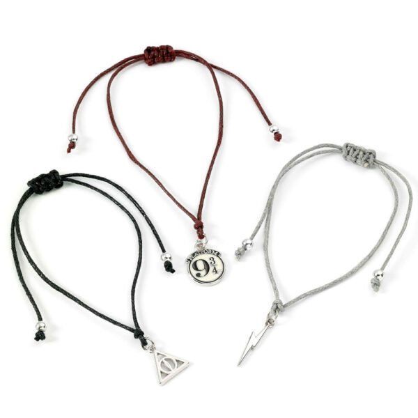 TM-03228-Harry-Potter-Friendship-Bracelet-Set-Deathly-Hallows Official Harry Potter Deathly Hallows Friendship Bracelet Set
