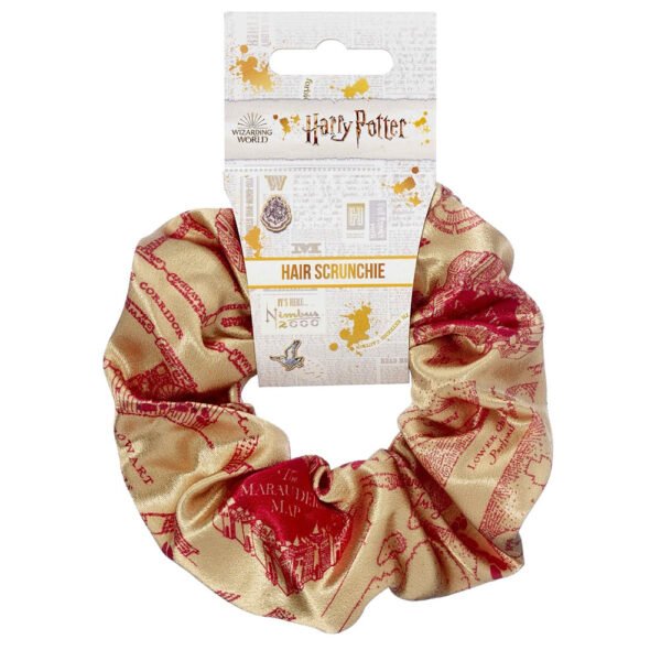 TM-03236-Harry-Potter-Scrunchie-Marauders-Map-1 Official Harry Potter Marauders Map Hair Scrunchie