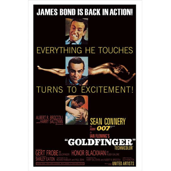 TM-03257-James-Bond-Poster-Goldfinger-215 Official James Bond Poster Goldfinger 215