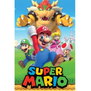 TM-03263-Super-Mario-Poster-Montage-34 Official Super Mario Poster Montage 34