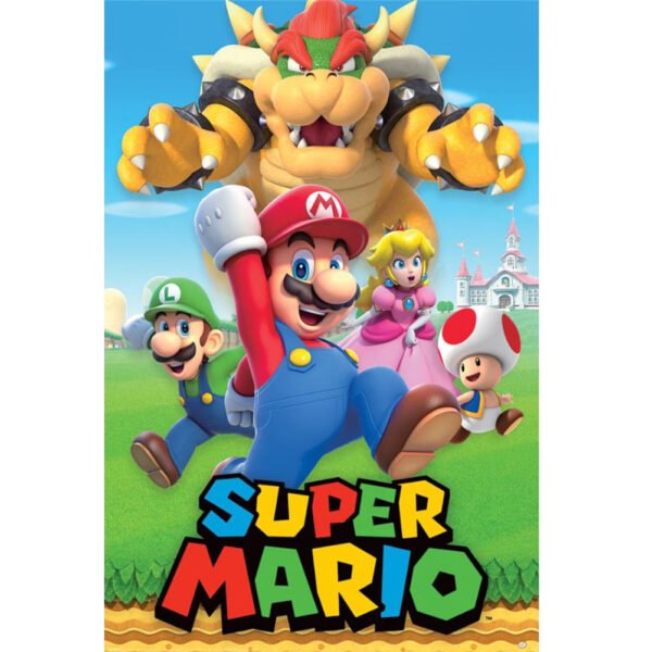 TM-03263-Super-Mario-Poster-Montage-34 Official Super Mario Poster Montage 34