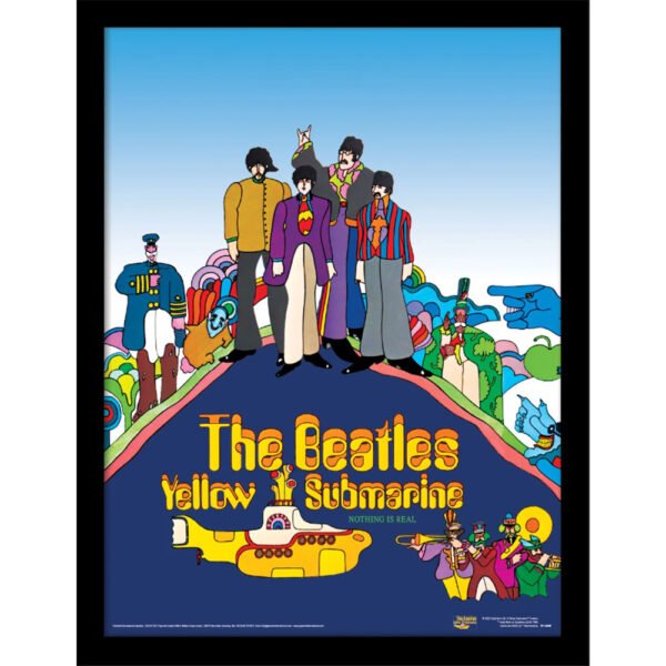 TM-03274-The-Beatles-Picture-Yellow-Submarine-16-12 Official The Beatles Picture Yellow Submarine 16 x 12