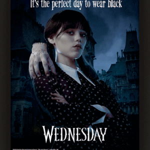 TM-03277-Wednesday-Framed-3D-Picture Official Wednesday Framed 3D Picture