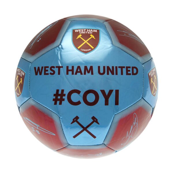 TM-03340-West-Ham-United-FC-Sig-26-Skill-Ball-2 Official West Ham United FC Sig 26 Skill Ball