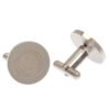 TM-03458-Celtic-FC-Stainless-Steel-Round-Cufflinks Official Celtic FC Stainless Steel Round Cufflinks