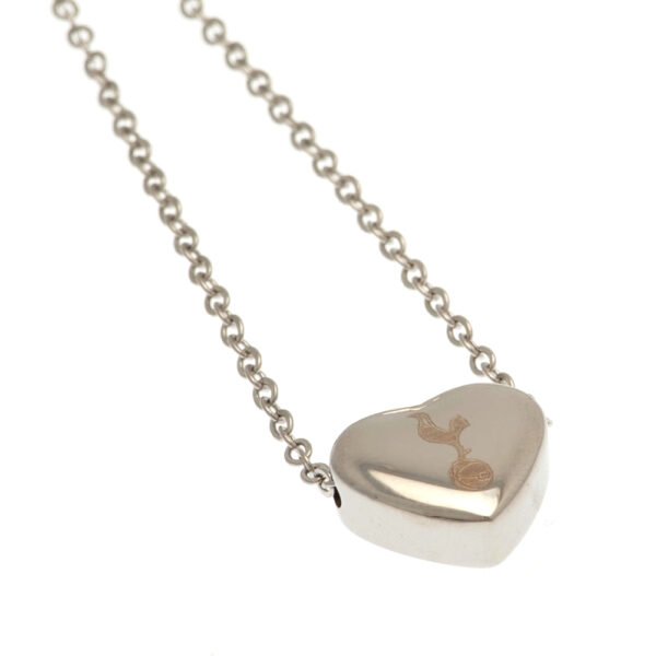TM-03470-Tottenham-Hotspur-FC-Stainless-Steel-Heart-Necklace Official Tottenham Hotspur FC Stainless Steel Heart Necklace