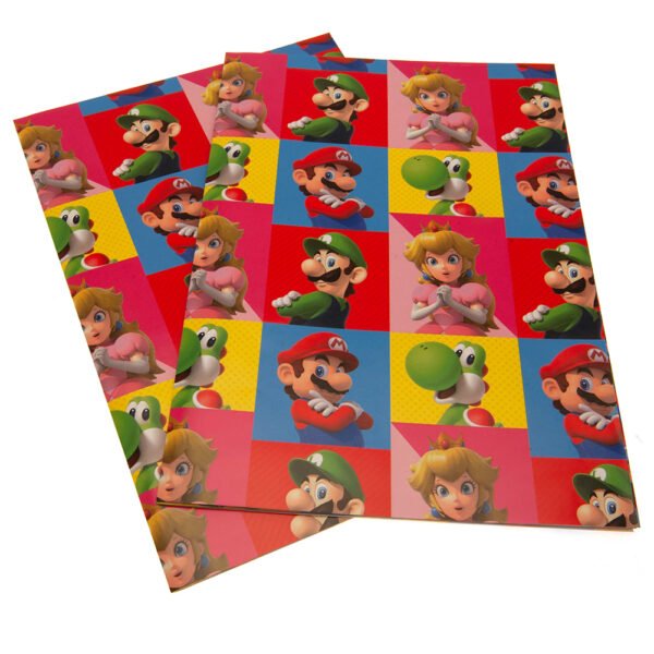 TM-03476-Super-Mario-Gift-Wrap-1 Official Super Mario Gift Wrap