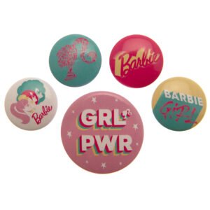 TM-03499-Barbie-Button-Badge-Set Official Barbie Button Badge Set