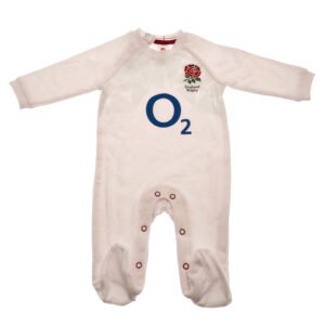 TM-03589-England-RFU-Sleepsuit-PC-4 Official England Rugby 3-6 Months Sleepsuit PC