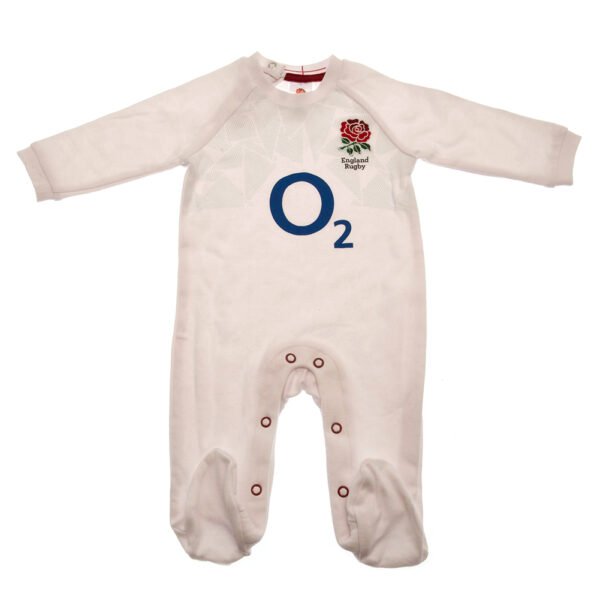 Official England Rugby 3-6 Months Sleepsuit PC