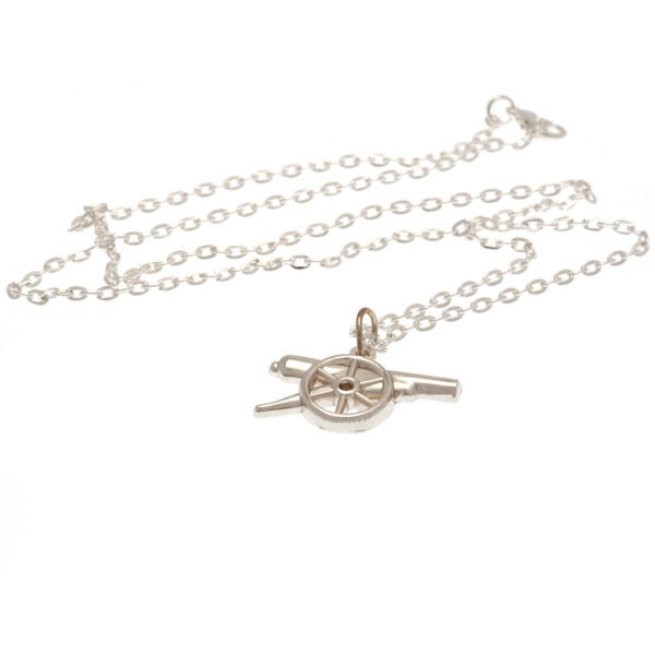 TM-03600-Arsenal-FC-Silver-Plated-Boxed-Pendant-GN-2 Official Arsenal FC Silver Plated Boxed Pendant GN