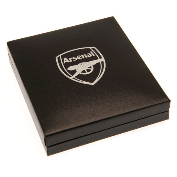 TM-03600-Arsenal-FC-Silver-Plated-Boxed-Pendant-GN-3 Official Arsenal FC Silver Plated Boxed Pendant GN