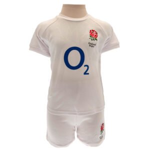 Official England Rugby 6-9 Months Shirt & Short Set PC