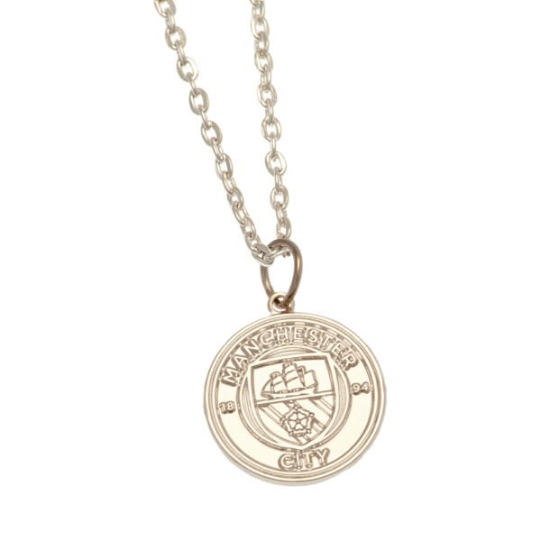 TM-03614-Manchester-City-FC-Silver-Plated-Boxed-Pendant-1 Official Manchester City FC Silver Plated Boxed Pendant