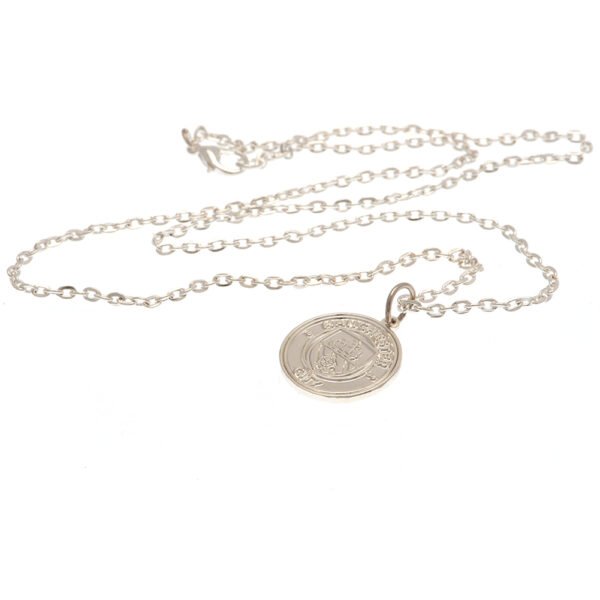 TM-03614-Manchester-City-FC-Silver-Plated-Boxed-Pendant-2 Official Manchester City FC Silver Plated Boxed Pendant