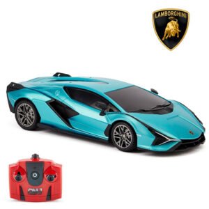 TM-03635-Lamborghini-Aventador-Radio-Controlled-Car-124-Scale-Sian-Blue Official Lamborghini Sian Radio Controlled Car 1:24 Scale Blue
