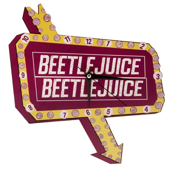 TM-03676-Beetlejuice-Premium-Metal-Wall-Clock Official Beetlejuice Premium Metal Wall Clock