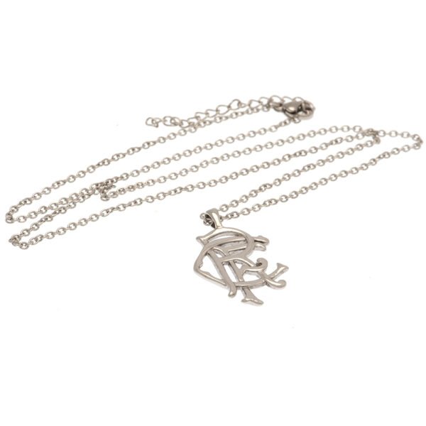 TM-03685-Rangers-FC-Scroll-Crest-Stainless-Steel-Pendant-Chain-1 Official Rangers FC Scroll Crest Stainless Steel Pendant & Chain