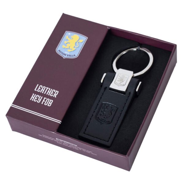 Official Aston Villa FC Leather Key Fob