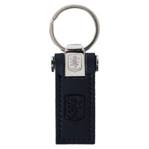 TM-03701-Aston-Villa-FC-Leather-Key-Fob Official Aston Villa FC Leather Key Fob