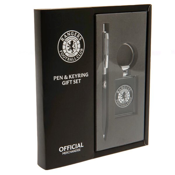 TM-03708-Rangers-FC-Pen-Keyring-Set Official Rangers FC Pen & Keyring Set