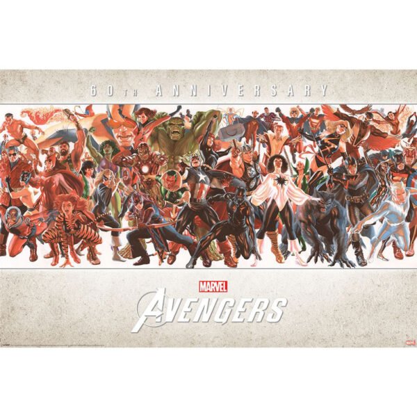 TM-03719-Avengers-Poster-60th-Anniversary-259 Official Avengers Poster 60th Anniversary 259