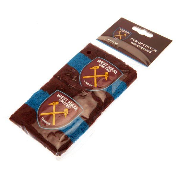TM-03865-West-Ham-United-FC-Wristbands-2 Official West Ham United FC Wristbands